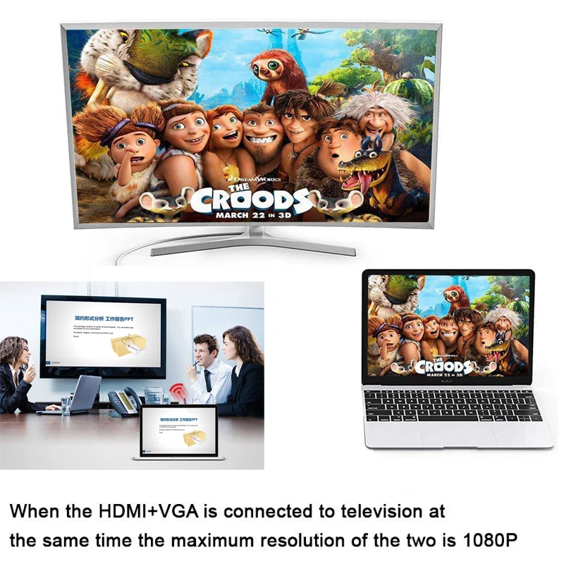 Тип C для питания 4K видео HDMI TV VGA 1000 Мбит/с гигабитный Ethernet Lan кабель адаптер 3 USB 0