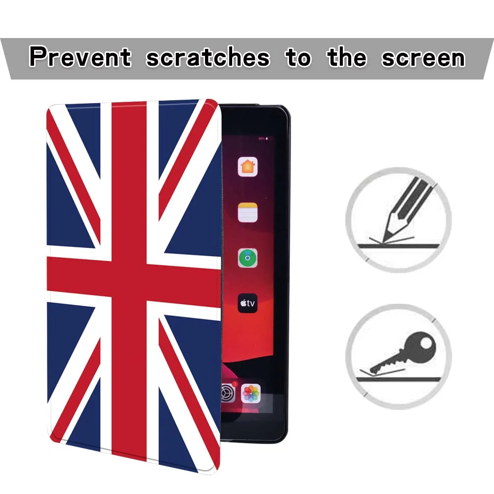 Чехол для планшета Apple Ipad 8/Ipad 5/6/7/Ipad Pro 11/Ipad Air 4/2/3/Ipad Pro/Ipad 2/3/4/Mini 1/2/3/4/5 тонкий кожаный