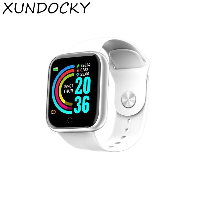 bluetooth smart watches men waterproof sport fitness tracker smart bracelet blood pressure heart rate monitor y68 smartwatch free global shipping