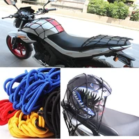 moto helmet mesh net motorcycle luggage net protective gears luggage hooks motorcycle accessories organizer reflective net bag