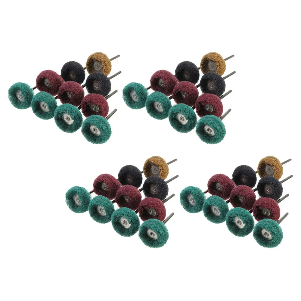 

40pcs Polishing Wheel Sanding Head Polishing Brush Part (Assorted Color)