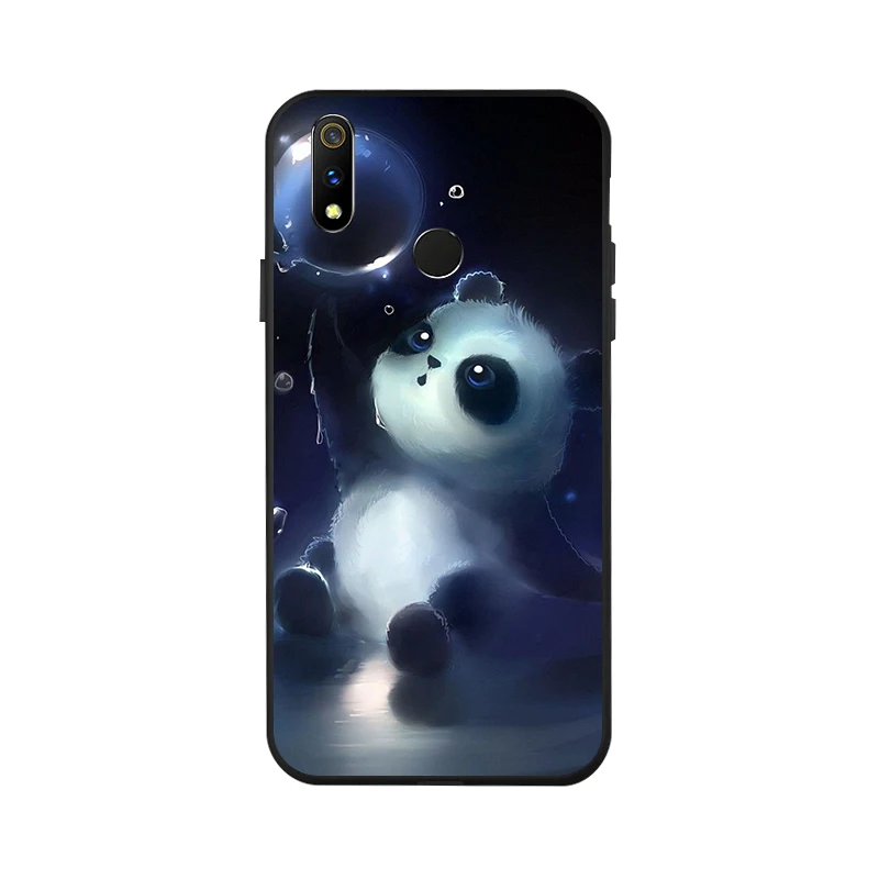 Модный черный силиконовый чехол для OPPO Realme 3 Pro чехлы противоударный телефона A37 A39