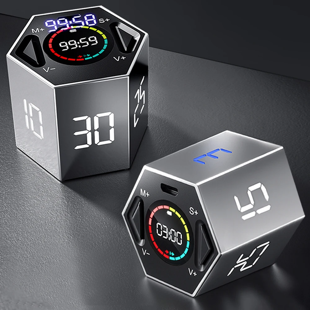 

LLANO Kitchen Timer LED Digital For Shower/Study/Cooking Stopwatch Magnetic Electronic Countdown Time Timer Kitchen 60 Minutes