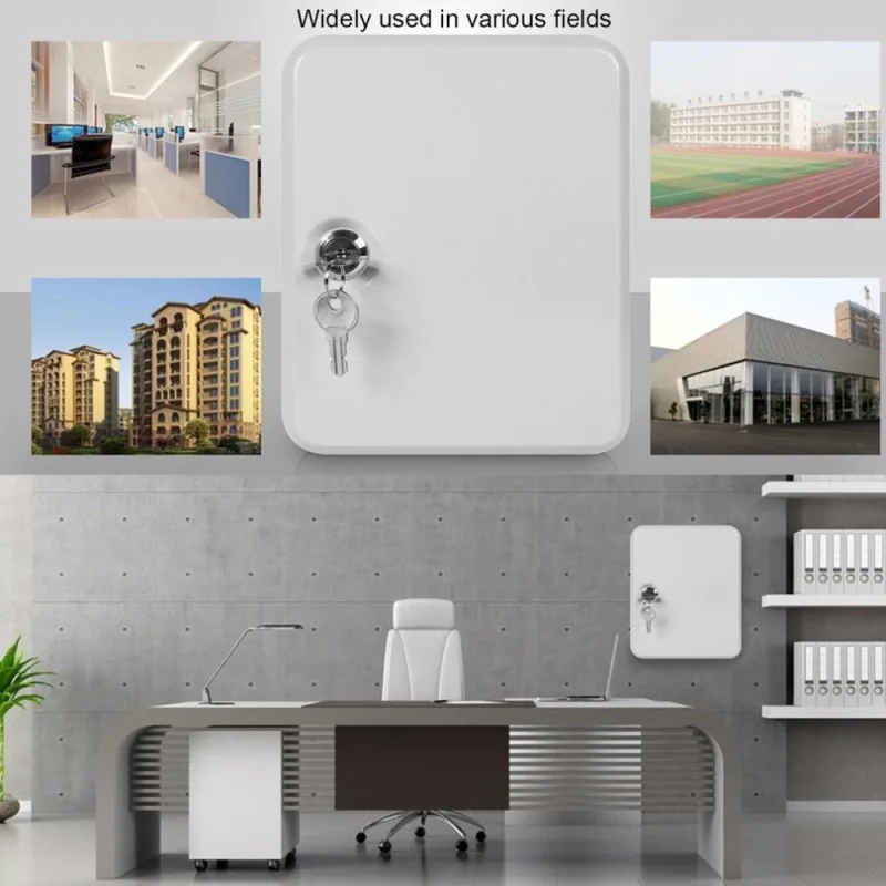 Сейф для ключей офисный с замком металлический автомобильный шкаф хранения стен