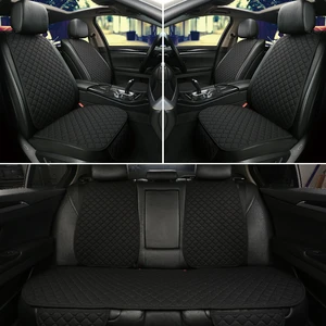 5 Seats Car Seat Cover Protector Car accessori Backrest Front Rear Seat Back Waist Washable Cushion Pad Mat Auto Four Seasons