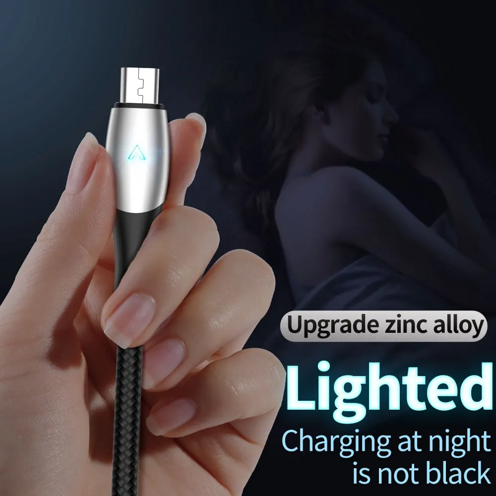 Микро кабель SmartDevil из цинкового сплава универсальный USB для Android передачи данных