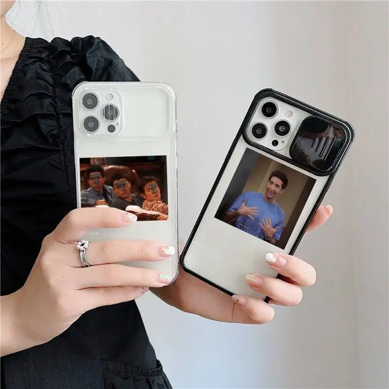 

friends tv show funny family Phone Case For iPhone 7 8 11 12 X XS XR MINI Pro Max Plus Slide Camera Lens Protection