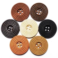 10pcslot 7 colors 30mm big round spiral wooden buttons large 4 holes sewing scrapbooking crafts clothes handmade wood button