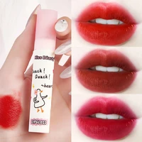 velvet matte lipstick waterproof non marking lip glaze long lasting sexy red lip gloss easy to wear lip tint cosmetic tslm1