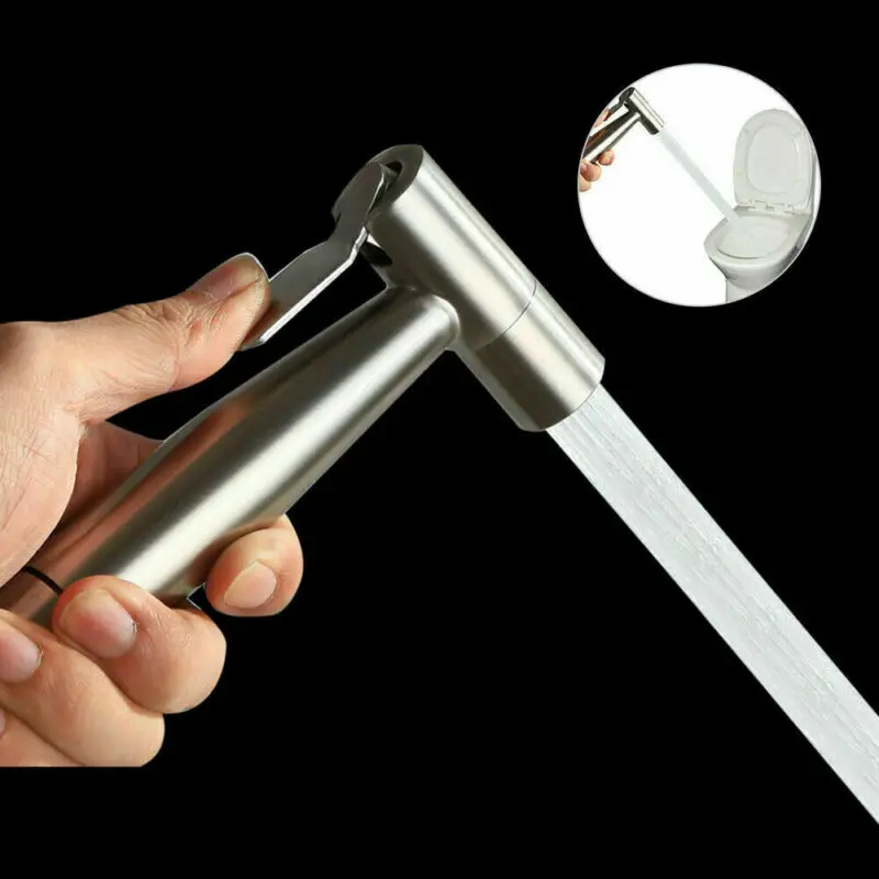 Биде из нержавеющей стали опрыскиватель Shattaf ванная комната туалет Т адаптер