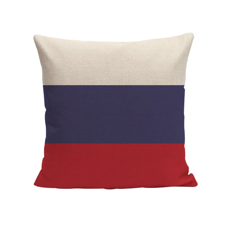 Двухсторонняя печать подушки с национальным флагом стран по всему миру Подушка