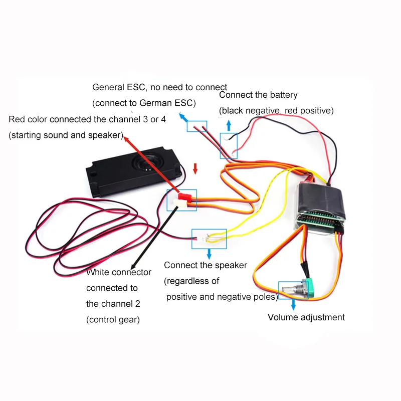 lesu 3t звуковая система для 114 rc diy там