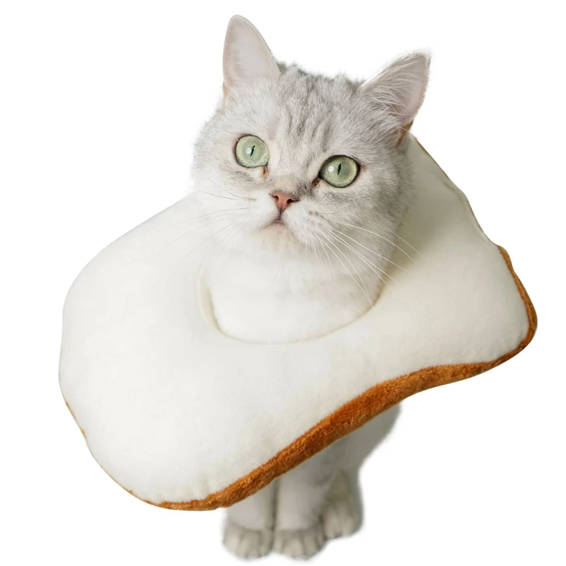 Ошейник для заживления ран из мягкого хлопка в форме хлеба медицинское защитное