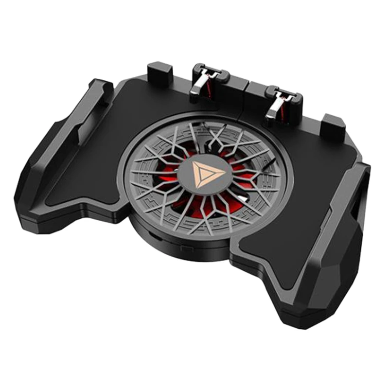 

Mobile Game Controller Four Fingers Joystick Mobile Phone Cooler The Phone Gamepad For Ios/Android Accessories