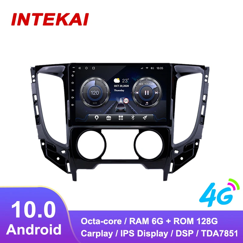 

9" Android 10.0 Car Radio GPS Navigation Autoradio Multimedia Player for Mitsubishi TRITON L200 MT 2015 Head Unit Stereo