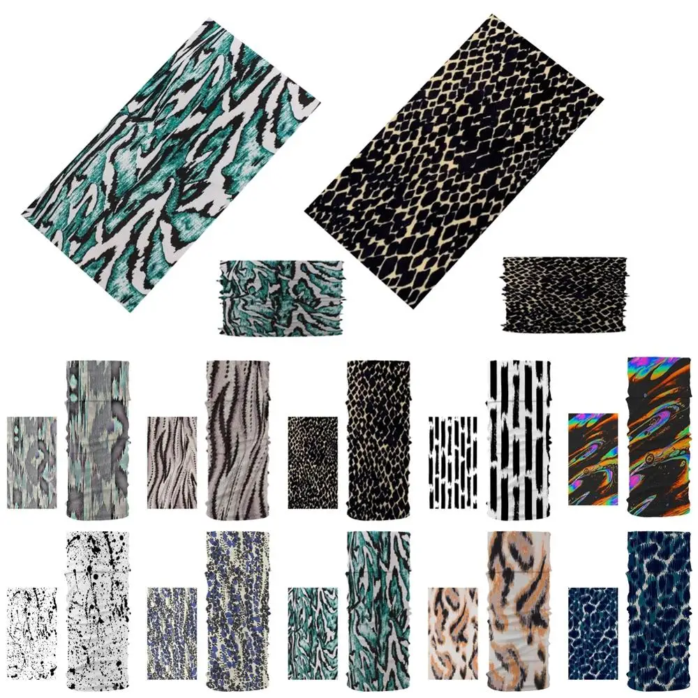 

Irregular Stripes Pattern Head/Face/Mask/Neck Bandana Scarf Dual-use Magic Tube HeadScarf Cycling Outdoor Sport Headwear Turban