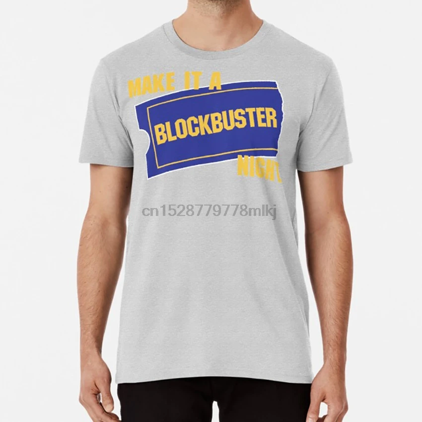 Сделать это блокбастер ночь футболка видео Видео vhs Прокат фильмов фильм