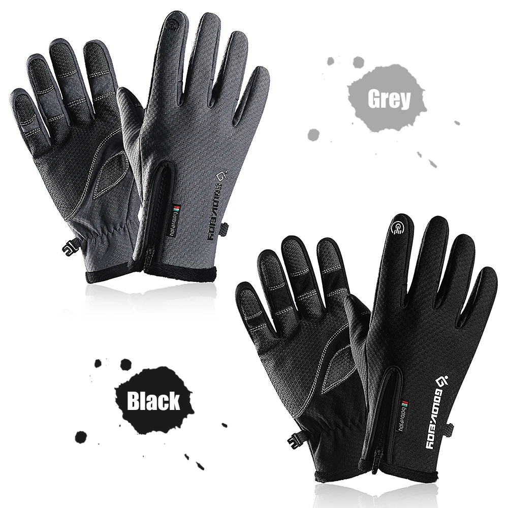 Новые зимние теплые перчатки для мужчин и женщин спортивные с теплой подкладкой