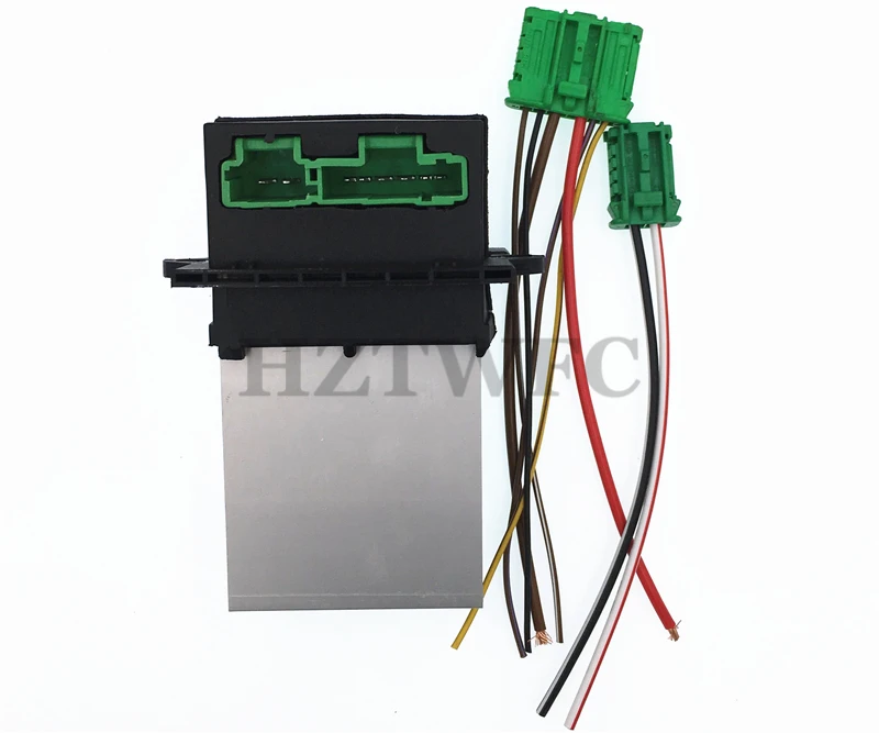 Новый вентилятор нагрева двигателя резистор + разъем/провод для Tiida Livina Citroen Peugeot