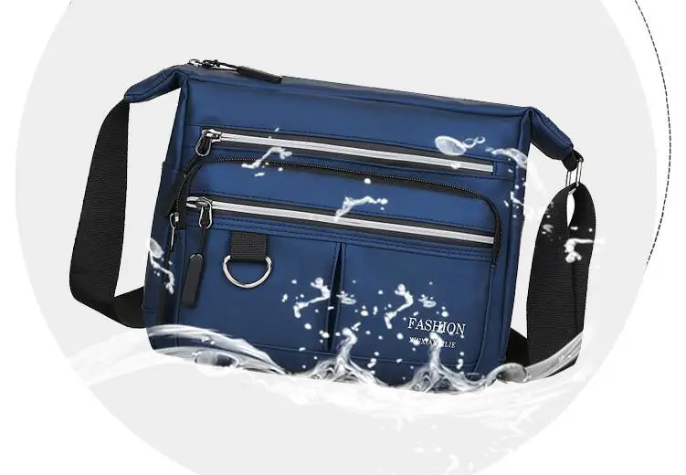 Модная мужская водонепроницаемая сумка из ткани Оксфорд повседневные