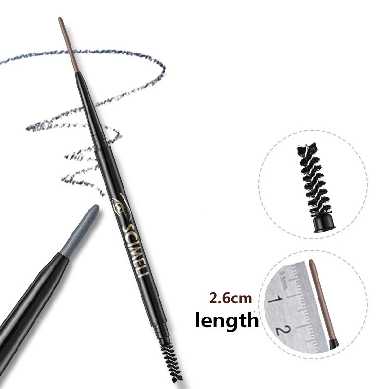 Подводка для бровей макияж глаз 1 5 мм супер тонкий карандаш водостойкая