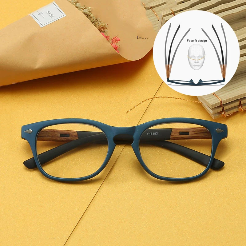 Очки для чтения кошачий глаз Для женщин мужчин диоптрий очки деревянные зерна