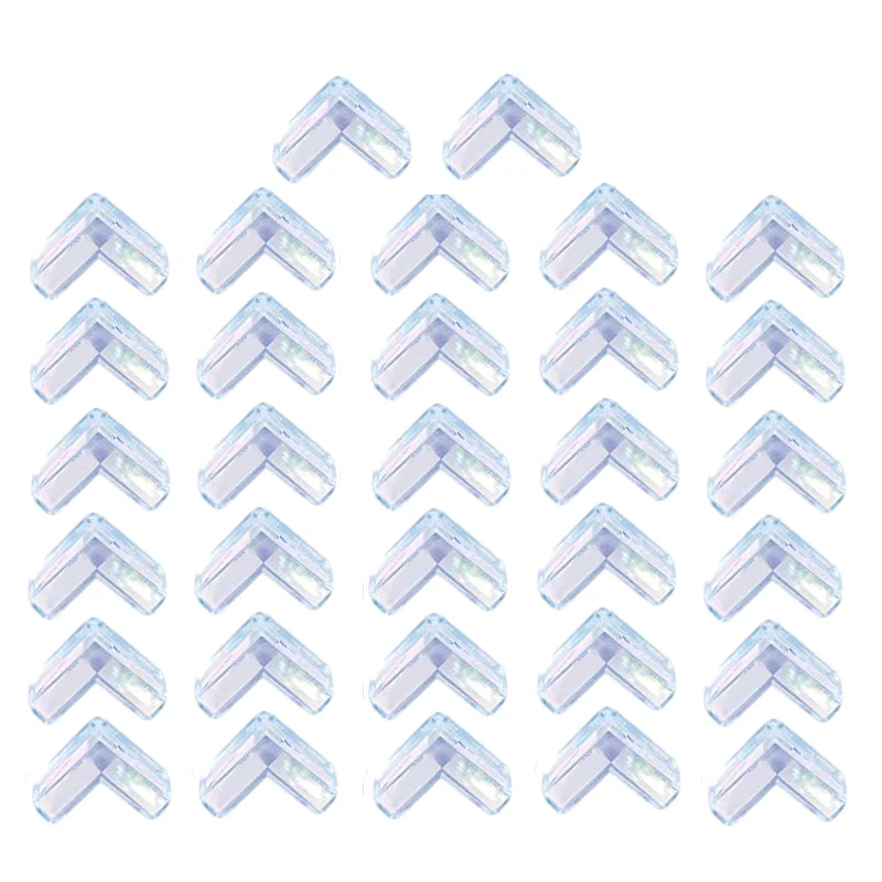 Прозрачные защитные Угловые накладки для детей 32 шт. безопасные угловые бамперы