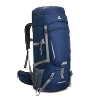 big 60l large outdoor backpack climbing bag waterproof camping mountaineering trekking hiking backpacks molle sport bag rucksack