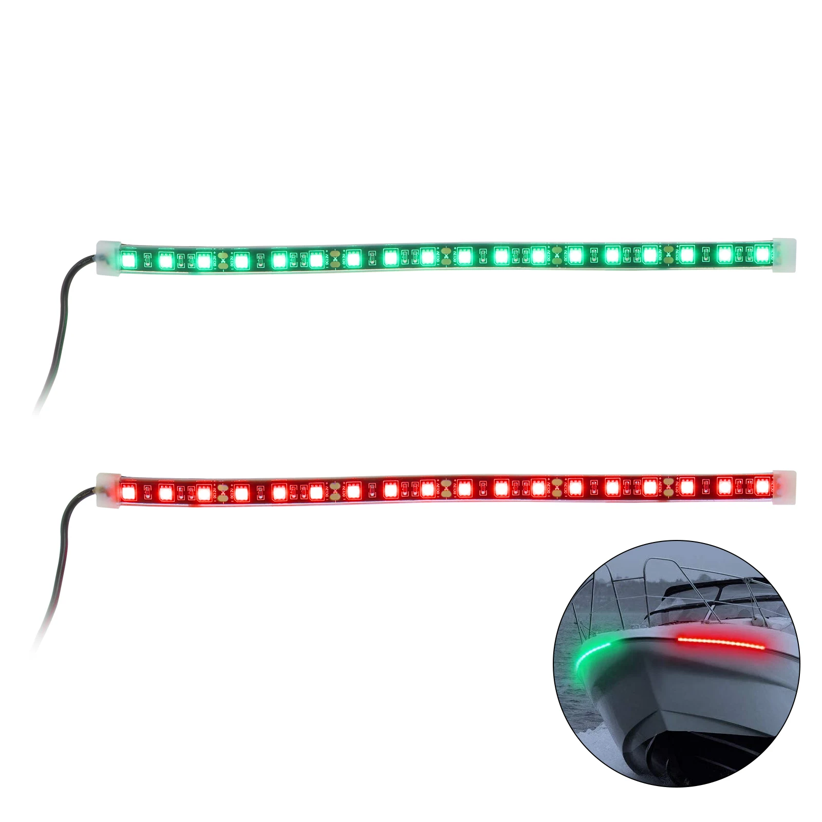 Светодиодные боковые лампы с длинной полосой длиной 30 см водонепроницаемые