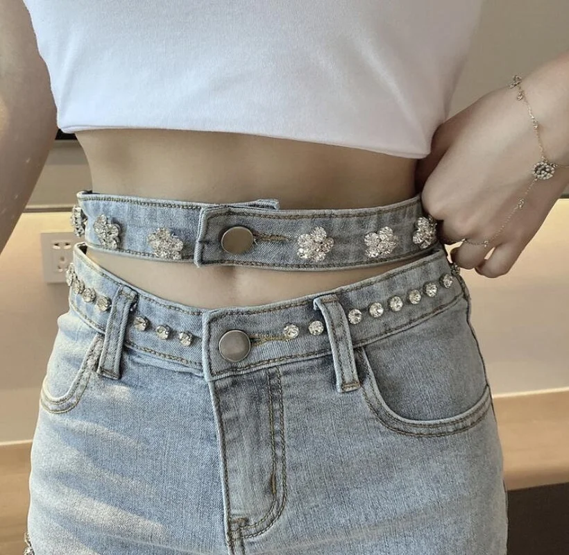 

2021 Summer Denim Shorts Women New High Waist Rivet 90s Fashion Sexy Gothic Beading Jeans Short Female Y2k Shorts Mujer Casual