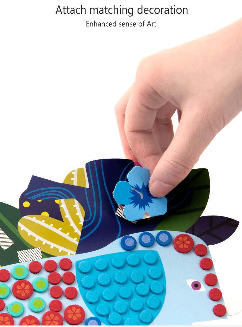 MiDeer Детские Diy игрушки точечное искусство 3D руководство 3Y+ пациента EVA креативные классические Животные украшения красочные девушки наклейки игрушки