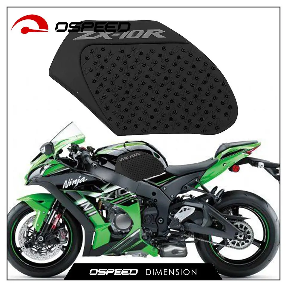 Для Kawasaki Ninja ZX 10R ZX10R 2017 2011 Защитная резиновая наклейка на бак мотоцикла|Наклейки и