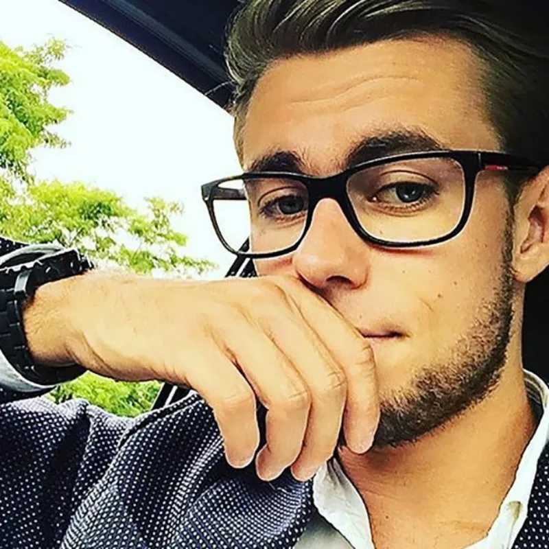 Модные женские очки оправа для мужчин черная очков винтажные Квадратные