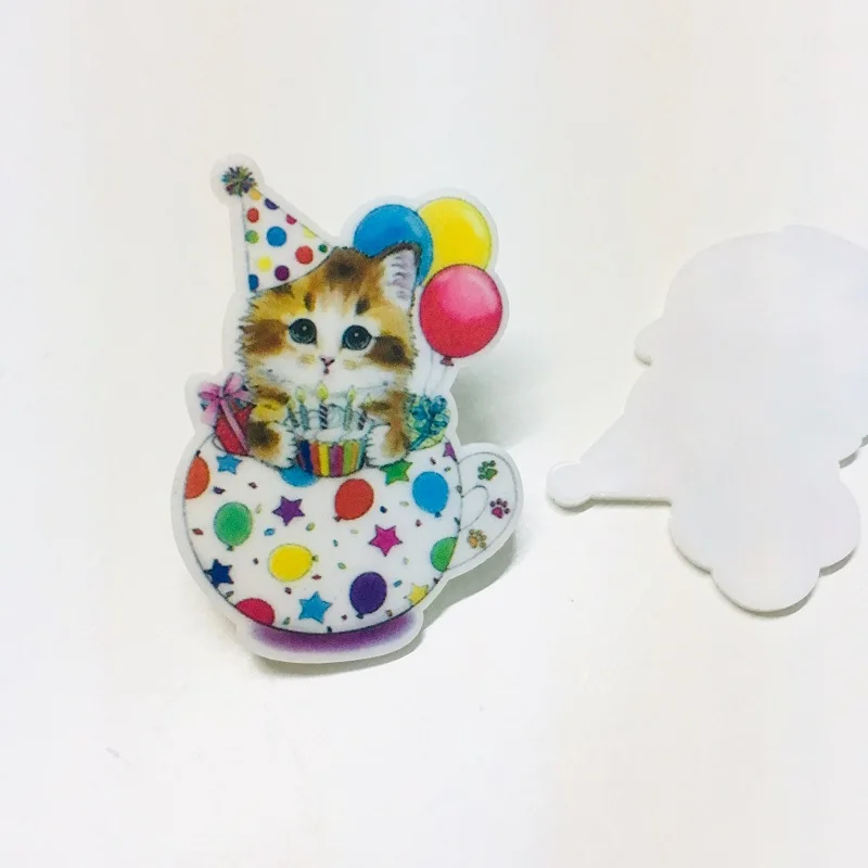 10 шт./лот плоский задник для кошек полимерные Кабошоны аксессуары телефонов