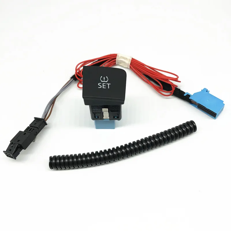

For VW Passat B6 CC TPMS Tire Pressure Monitor Switch Button+Cable wiring harness 3C0 927 121 D 3C0927121