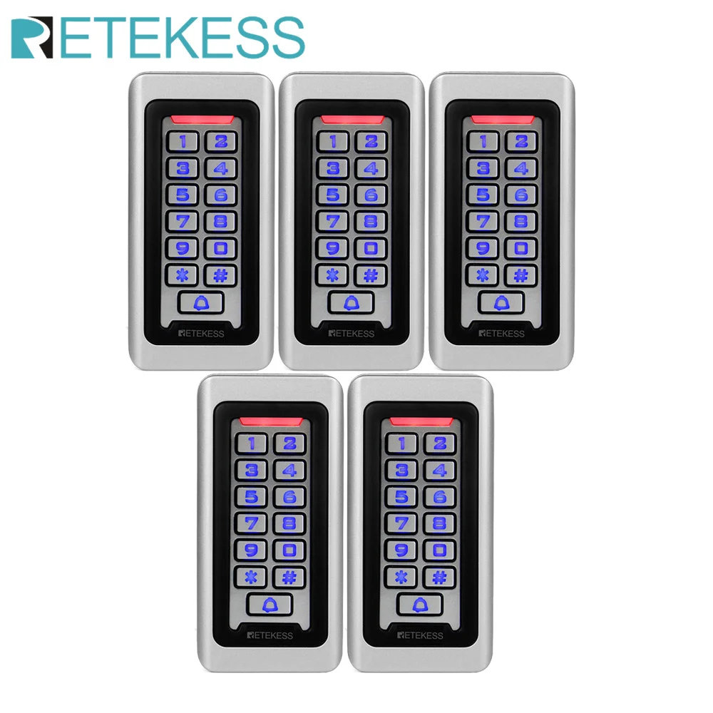 5 шт. Retekess T AC03 Клавиатура RFID система контроля доступа Бесконтактная карта