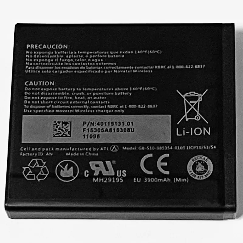 3 8 в 4000 мА · ч GB-S10-985354-0100 для Verizon Novatel Jetpack MiFi 6620L 6630L 6620 6630 4G LTE WIFI маршрутизатор Hotspot