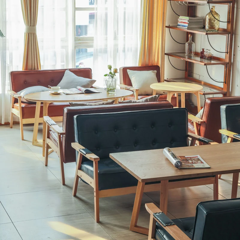 Сетчатый стол и стул для магазина Красного чая индивидуальный простой диван на