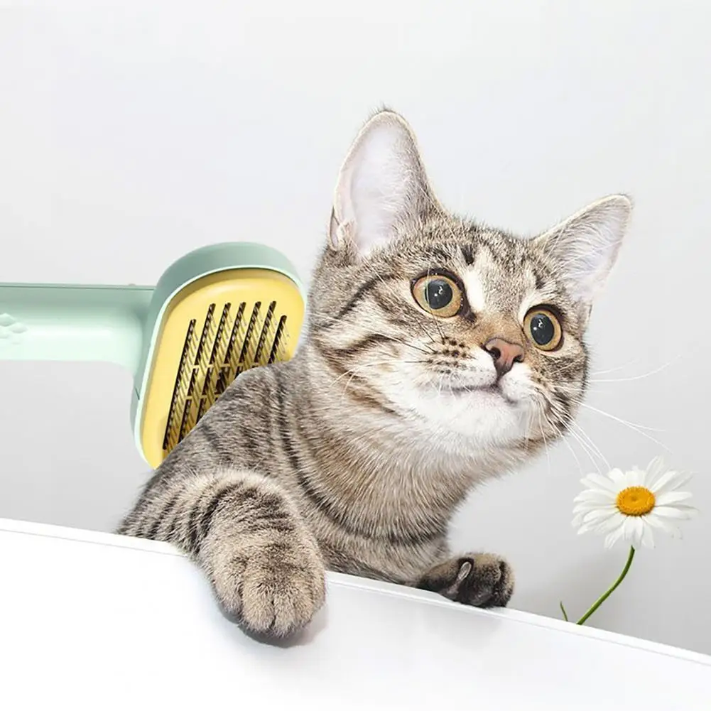 

Pet Cleaning Brush Professional Pet Grooming Brush Comb Teeth Optional Cat Dog Grooming Brush