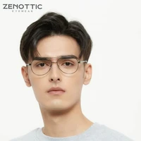 zenottic designer pilot fake glasses frame men trend alloy myopia optical spectacles double bridge clear lens eyeglasses