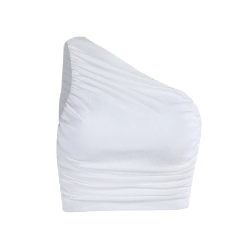 

FAKUNTN Sexy Tank Crop Top Women Clothes 2021 Summer Sleeveless Backless Party Club Vest Casual Streetwear Elegant Cropped Top