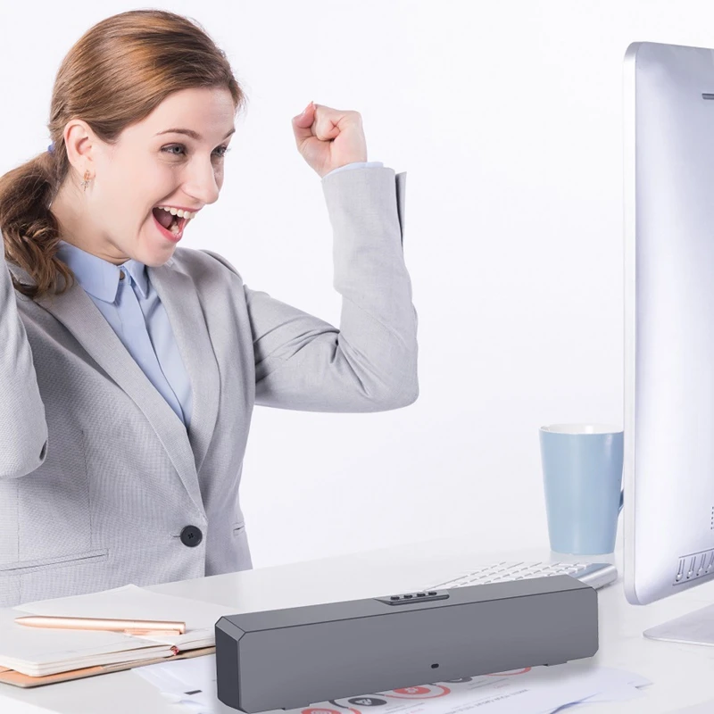 A4 Bluetooth Динамик 360 градусов стерео объемный Портативный ТВ мультимедиа красочный