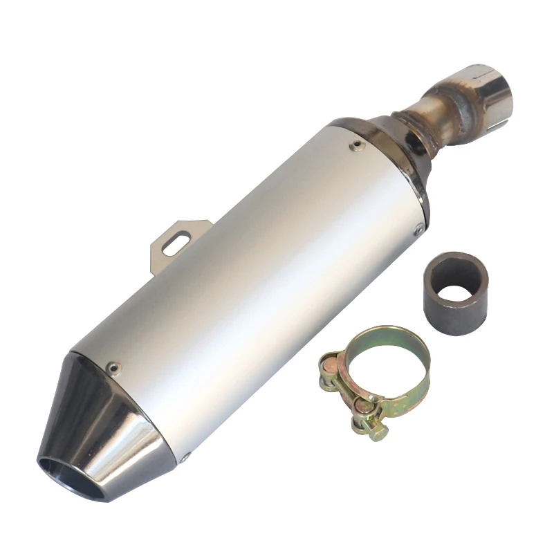 Motorcycle Exhaust pipe Muffler For NEW BBR Style Chinese KAYO BSE Apollo Pit Bike Dirt Bike 110cc 125cc Aluminum