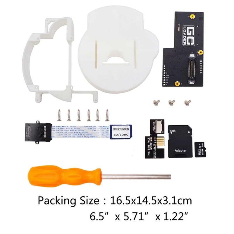 

3d Printing Loader Set Expansion Adapter For -Game-cube GC Loader SD Card Installation Kit 3D Printed