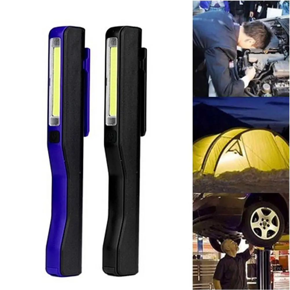 

Rechargeable LED COB Portable Camping Work Inspection Light Lamp Hand Torch netic for Household Workshop Automobile Camping