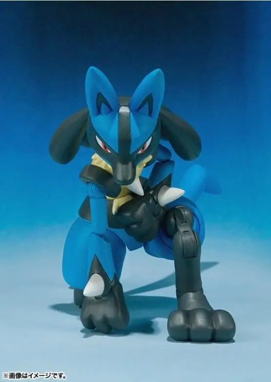 

BANDAI Original S.H.Figuarts Pokemon Lucario Pokemon Figures Model Cartoon Action Anime Toys Gifts for Children