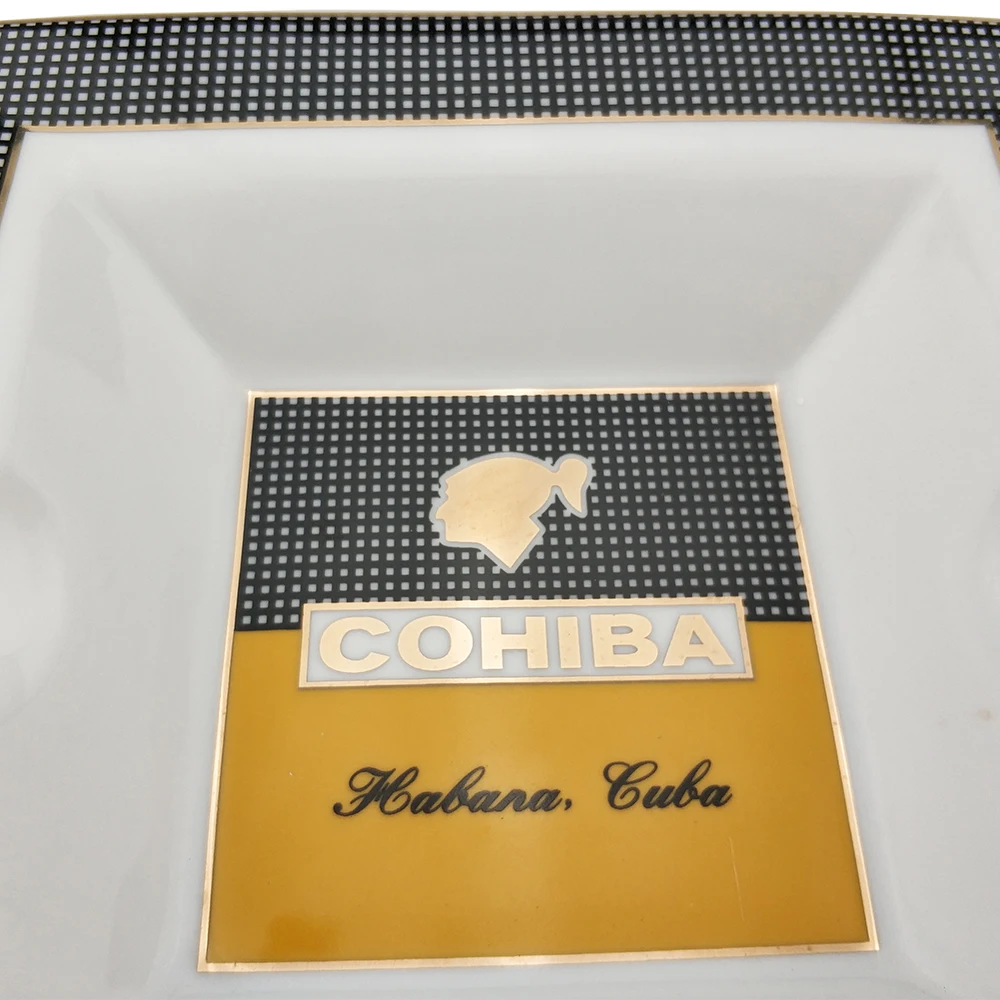 Пепельница керамическая домашняя большая пепельница для сигар квадратная