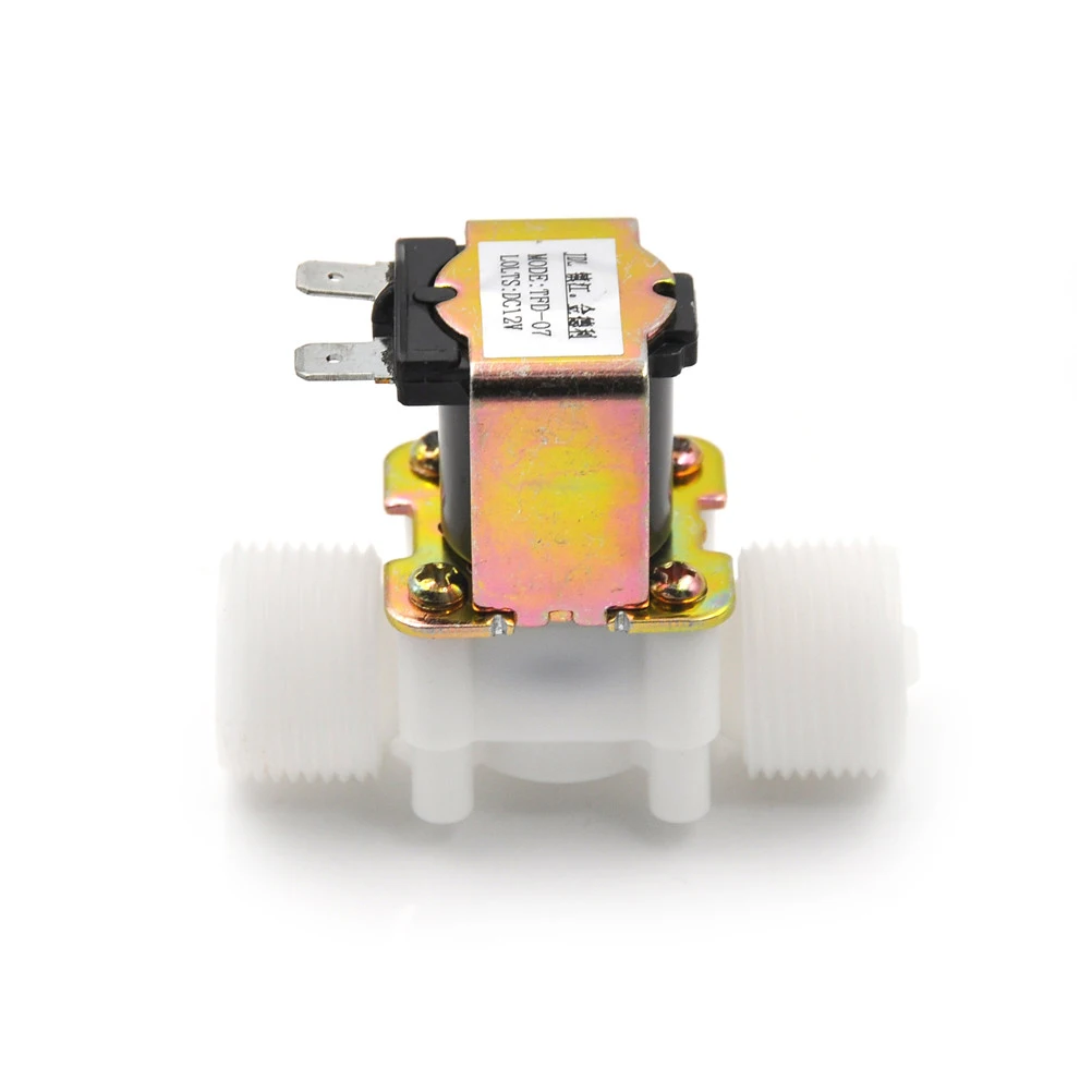 3/4 &quotDC 12V пластиковый Электрический Соленоидный клапан Магнитный водный воздух