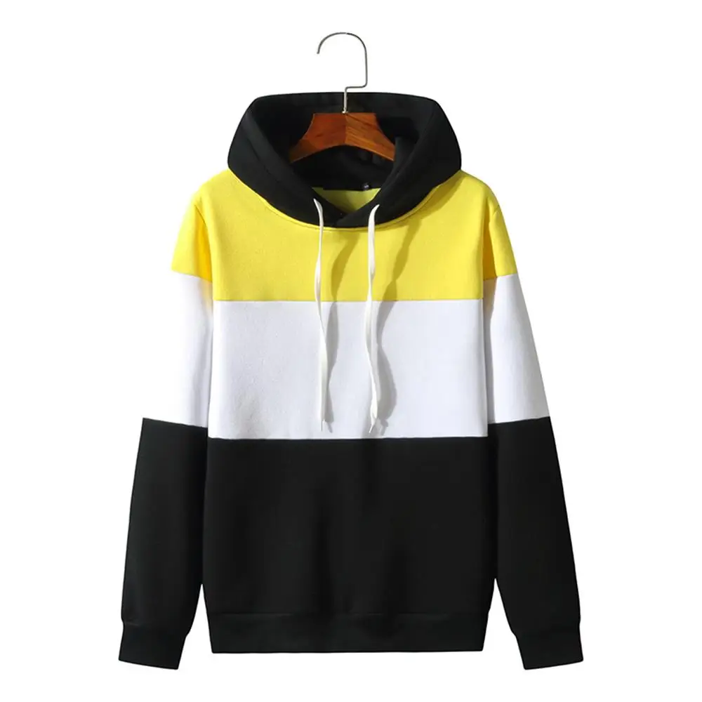 

Color block Winter Hoodie Sport Men Winter Hoodies Hooded Sweatshirts Autumn Warm Long Sleeve Jumper Sweatshirt Pullover