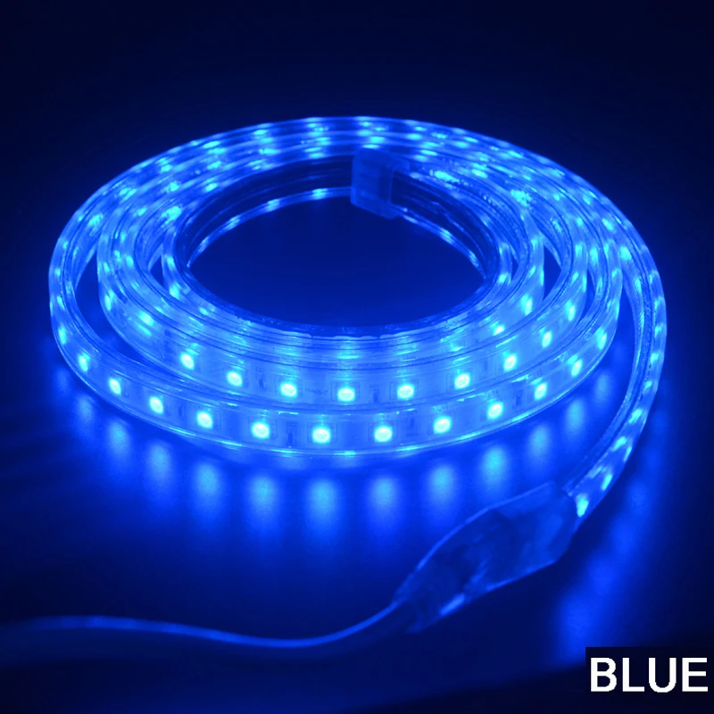 Водонепроницаемый RGB светодиодный светильник с дистанционным управлением, 220 В smd 5050 светодиодный неоновый светильник, 60 Светодиодный s/M 1 м 2 м 5 м 10 м 15 м 20 м уличный светильник s